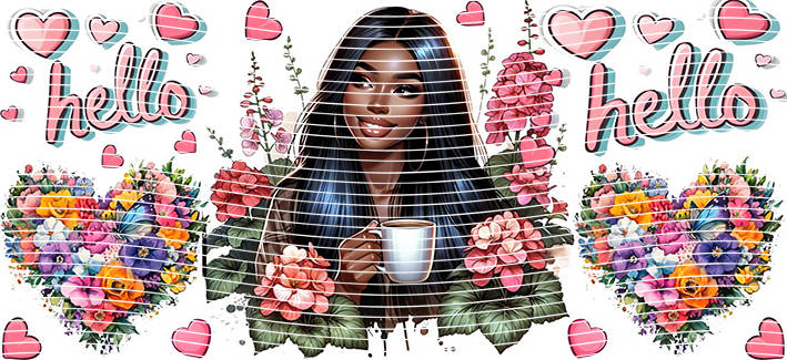 16oz Sunflower Girl-SU-125